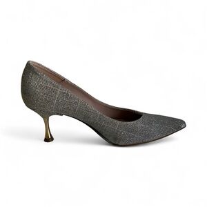 Browns Couture Sparkle Kitten Heel Pointed Toe Shoes
